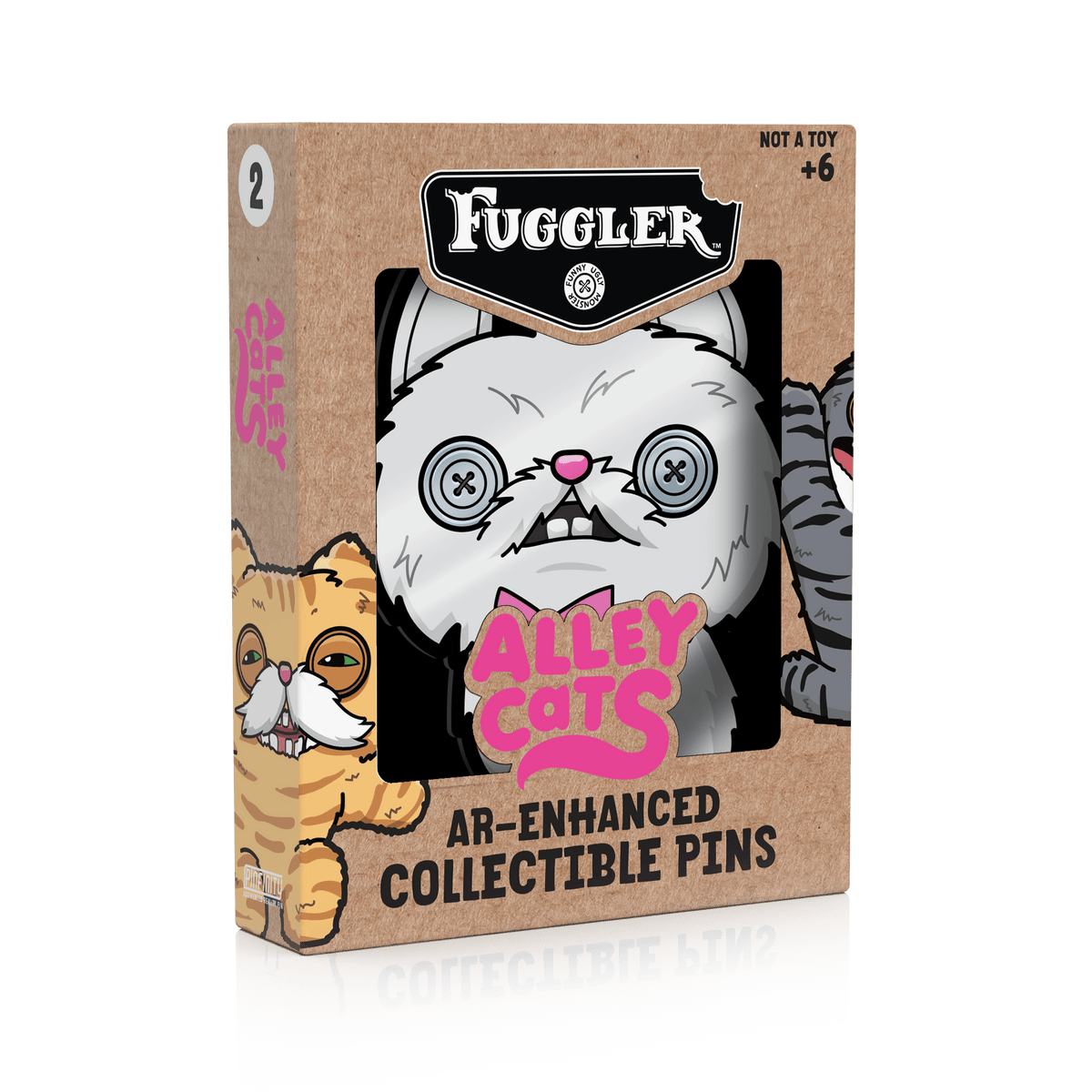 Fuggler - Alley Cats Cheezee (Cream) AR Pin