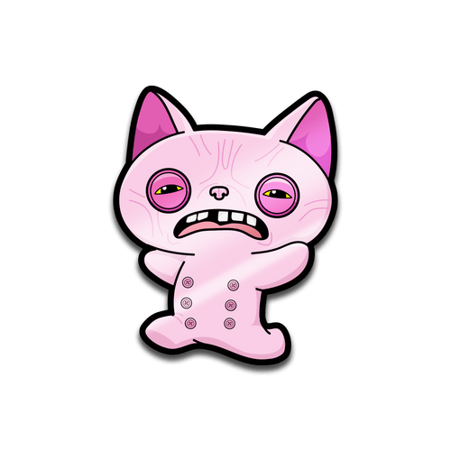 Fuggler - Alley Cats Wrinkle McStinkles AR Pin
