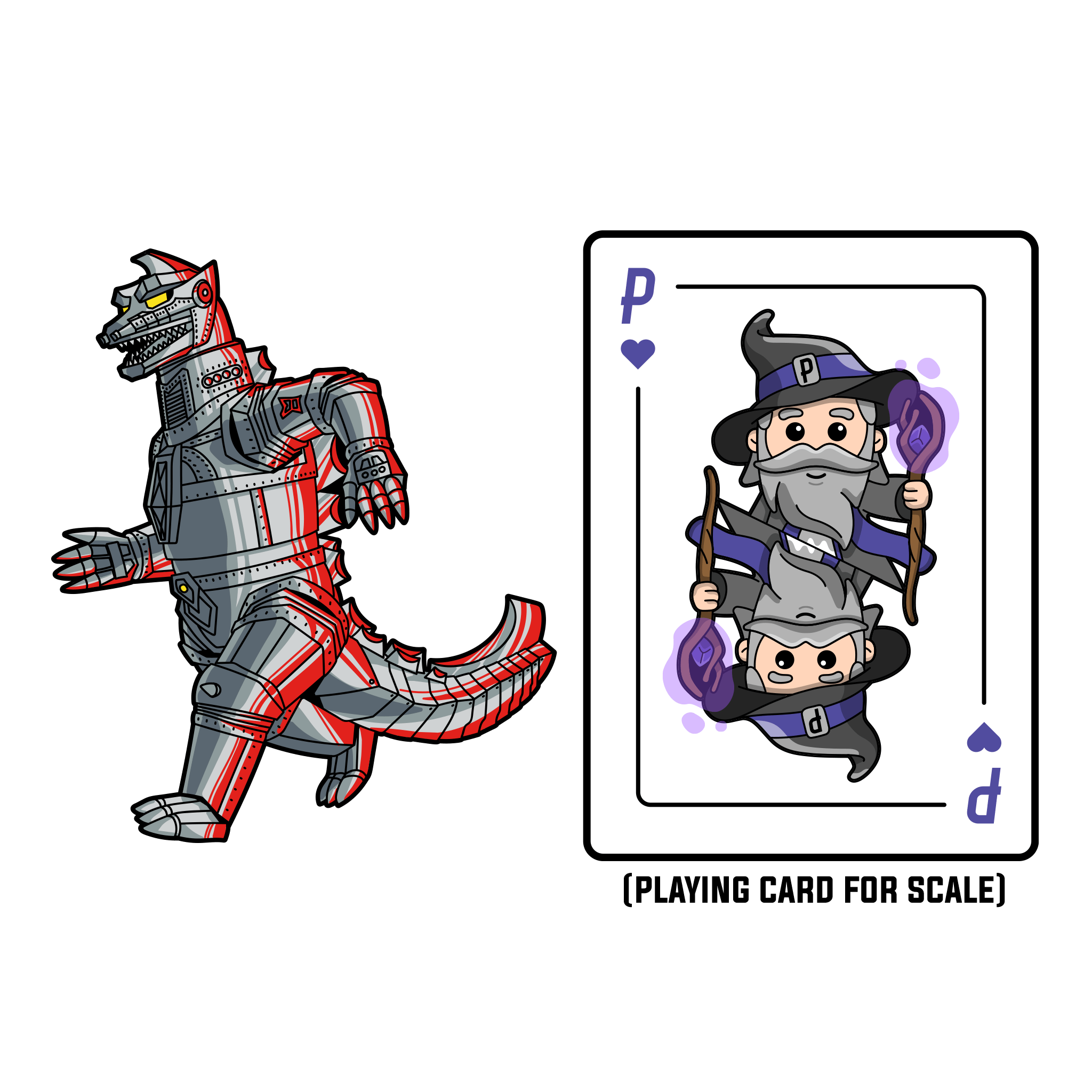 Godzilla VS Mechagodzilla Pin and Lanyard Set (Showa Era)