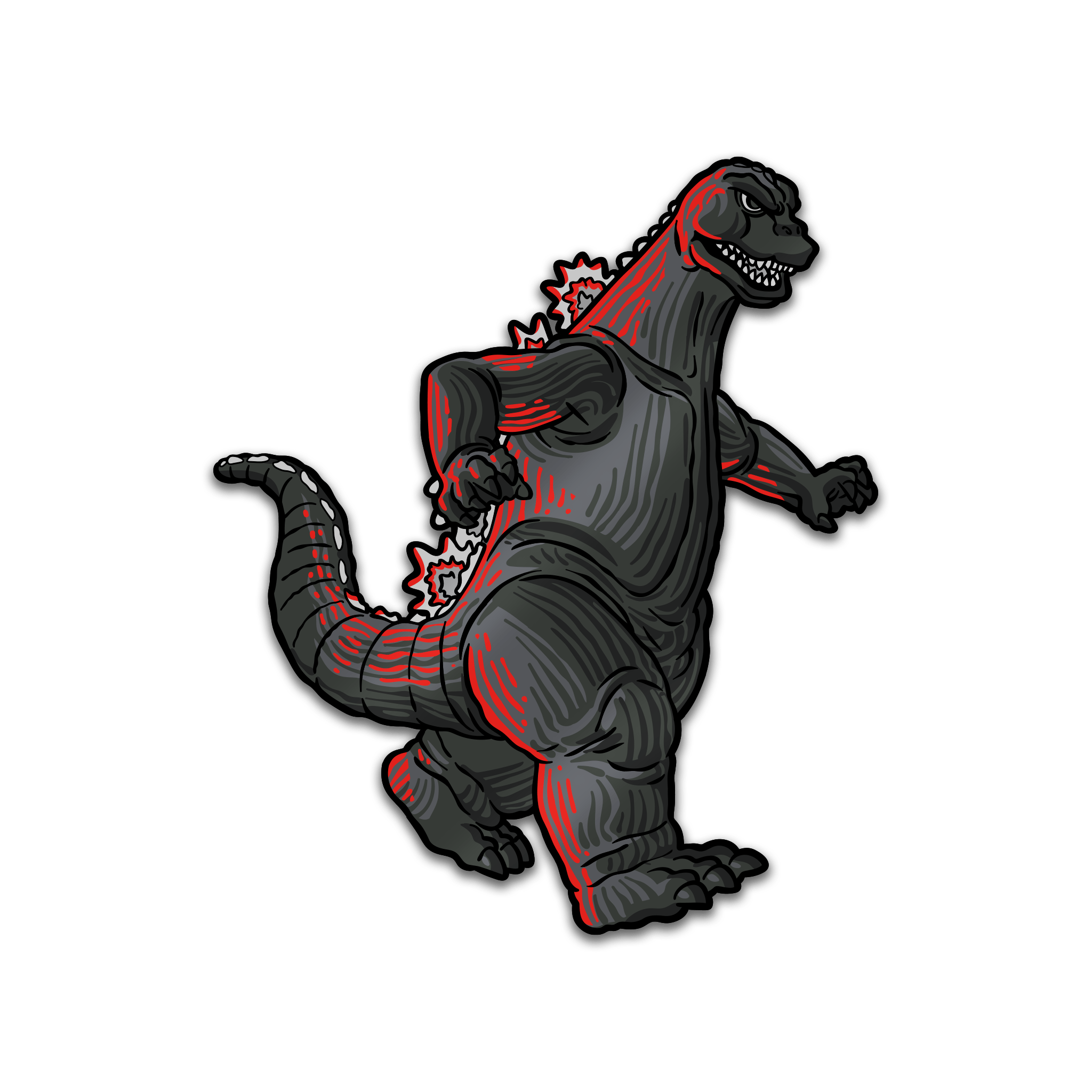 Godzilla XL AR Pin (Showa Era)